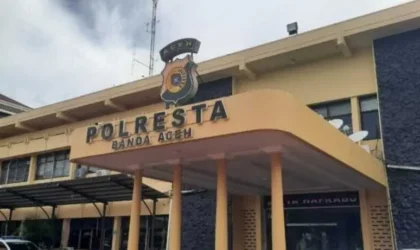 Kantor Polresta Banda Aceh.