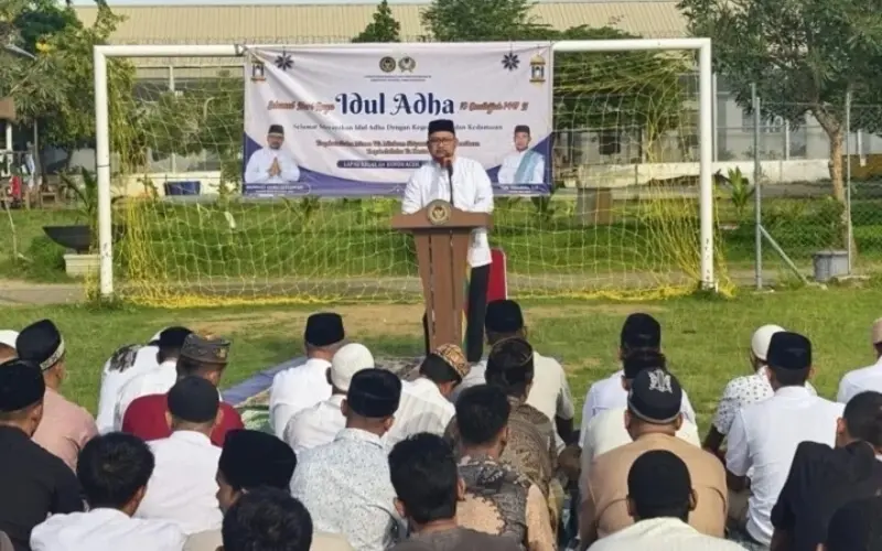 Tausiah Idul Adha ajak warga binaan tingkatkan keimanan dan ketaqwaan. (Foto:Dok/Lapas)