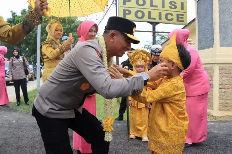 Kapolda Aceh, Marzuki Ali Basyah, meninjau Hunian Tetap (Huntap) Polri di Aceh Tamiang. (Foto:Dok/Polda Aceh).