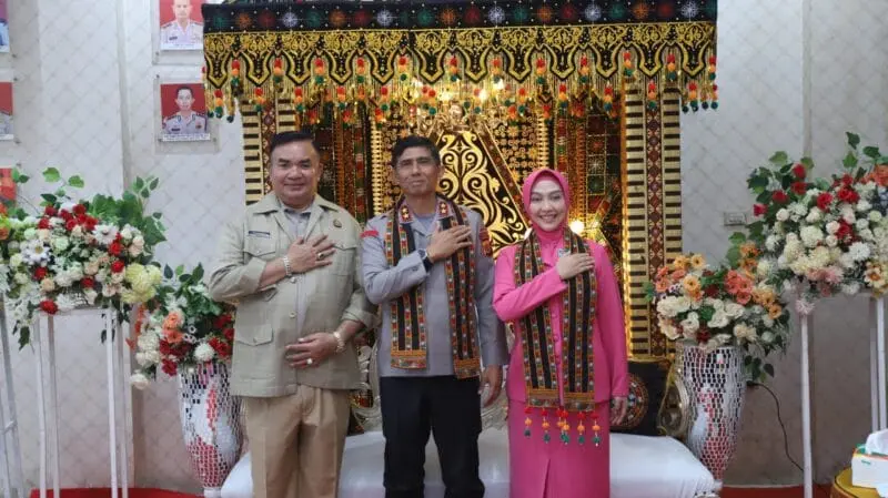 Penyambutan adat Aceh untuk Kapolda Aceh di Polres Aceh Tenggara. (Foto:Dok/Polda Aceh)