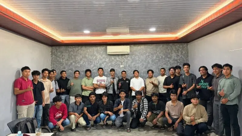 Mahasiswa USK mengikuti pelatihan editing video dakwah di Aceh Besar. (Foto:Dok/Ist)