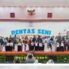 Suasana meriah Pentas Seni anak-anak PAUD Intan Payong di Gedung Dayan Dawood Banda Aceh. (Foto:Dok/PAUD Intan Payung)