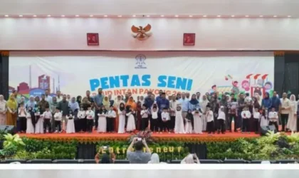 Pentas seni dan kreatifitas anak-anak PAUD Intan Payung