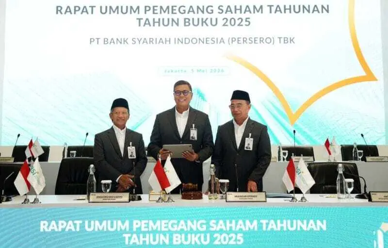 Pengumuman dividen BSI kepada pemegang saham di Kantor pusat Bank Syariah Indonesia, Jakarta. (Foto:Dok/Humas BSI)