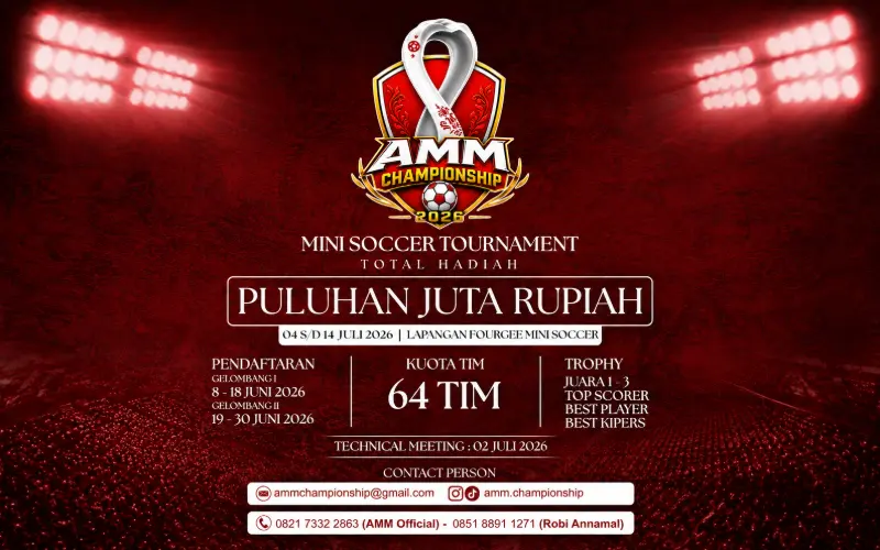 Pendaftaran AMM Championship 2026 resmi dibuka di Banda Aceh. (Foto:Dok/AMM)