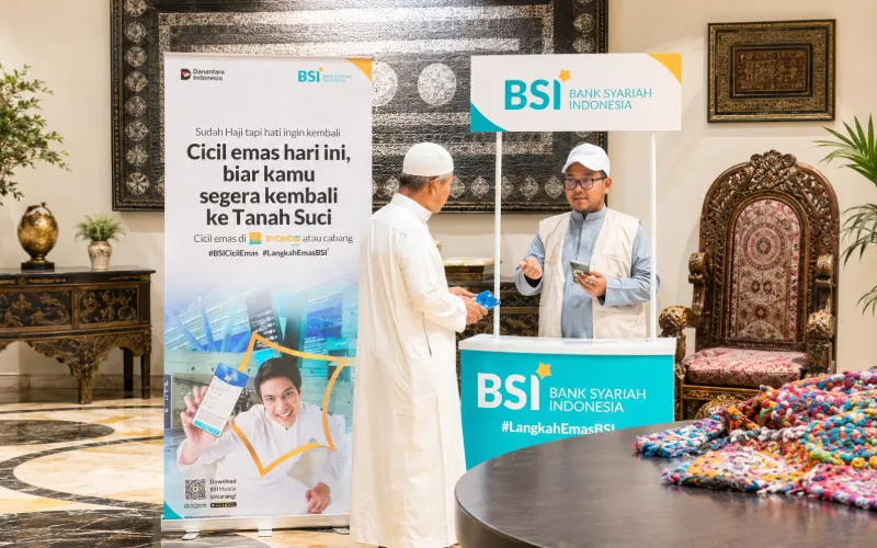 Layanan Bank Syariah Indonesia untuk jemaah haji Indonesia. (Foto:Dok/Ilustrasi)