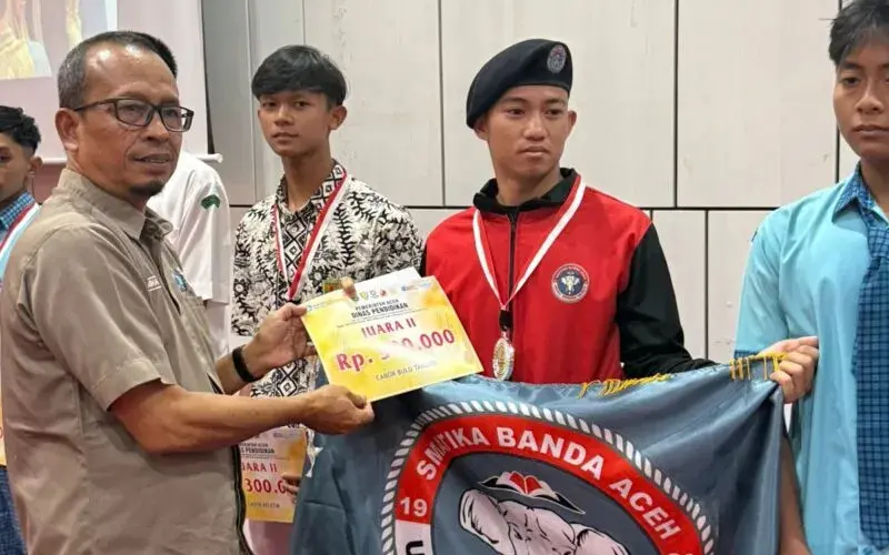 SMATIKA Banda Aceh juara umum O2SN 2026. (Foto:Dok/O2SN)