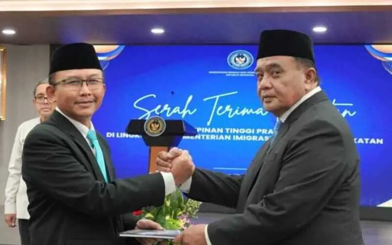 Sertijab Ditjenpas Aceh, Ramdani Boy dilantik sebagai Kepala Kanwil Ditjenpas Aceh. (Foto:Dok/Ditjenpas Aceh)