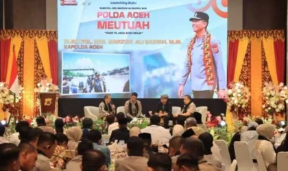 Peluncuran buku Polda Aceh meutuah