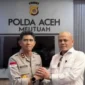Silaturahmi T Rival Amiruddin dengan Kapolda Aceh, Marzuki Ali Basyah. (Foto:Dok/Polda Aceh)