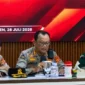 Kabid Humas Polda Aceh, Joko Krisdiyanto memberikan keterangan pers pasca insiden kasus penangkapan bandar narkoba di Bireuen. (Foto:Dok/Polda Aceh)