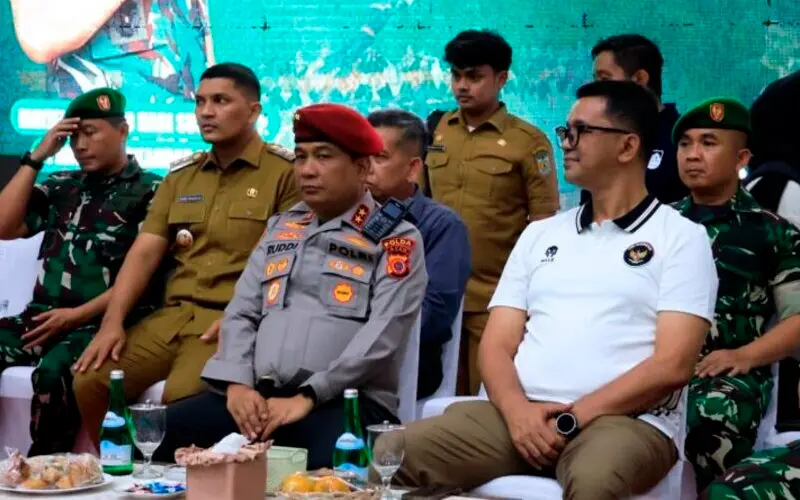 Kapolda Aceh menghadiri Open Tournament Pencak Silat Piala Pangdam IM. (Foto:Dok)