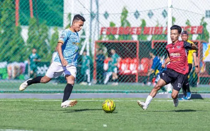 Suasana pertandingan mini soccer di Fourgee Mini Soccer Banda Aceh. (Foto:Dok/LN)