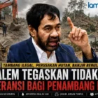 Gubernur Aceh Mualem keluarkan ultimatum tambang ilegal hingga 17 Agustus 2026 saat rapat Forkopimda membahas PETI di seluruh Aceh. (Foto:Dok/LN)