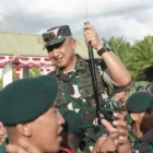 Kunjungan Pangdam IM ke Yonif 115 Macan Leuser di Aceh Selatan. (Foto:Dok/KODAM IM)
