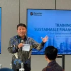 Bob T. Ananta menyampaikan kinerja pembiayaan BSI di Jakarta. (Foto:Dok/BSI)