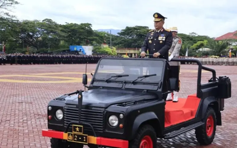 Wakapolda Aceh memimpin Upacara Hari Bhayangkara ke-80. (Foto:Dok/Polda Aceh)