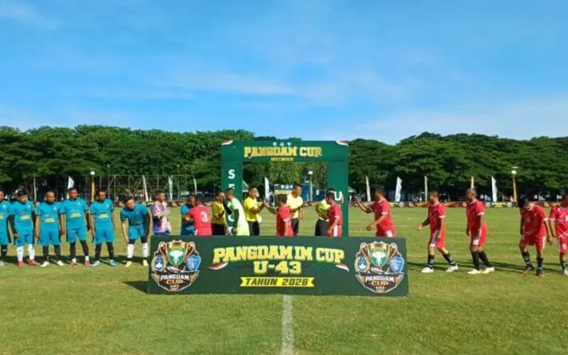 Pertandingan Piala Pangdam IM Cup 2026 di Blang Padang. (Foto:Dok/Kodam IM)