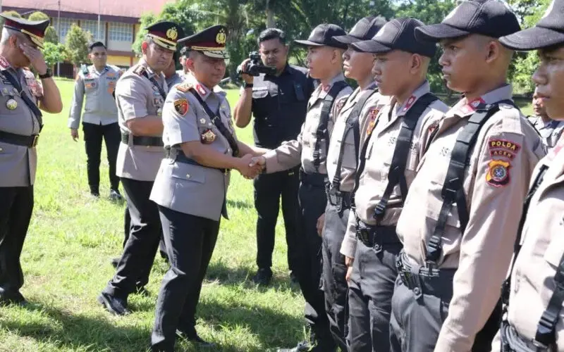 Kapolda Aceh membuka Diktukba Polri 2026 di SPN Polda Aceh. (Foto:Dok/Polda Aceh)