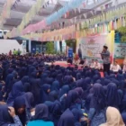 Siswa MIN 27 Lambaro mengikuti dongeng bertema Palestina bersama Kak Bimo. (Foto: Dok/LN).