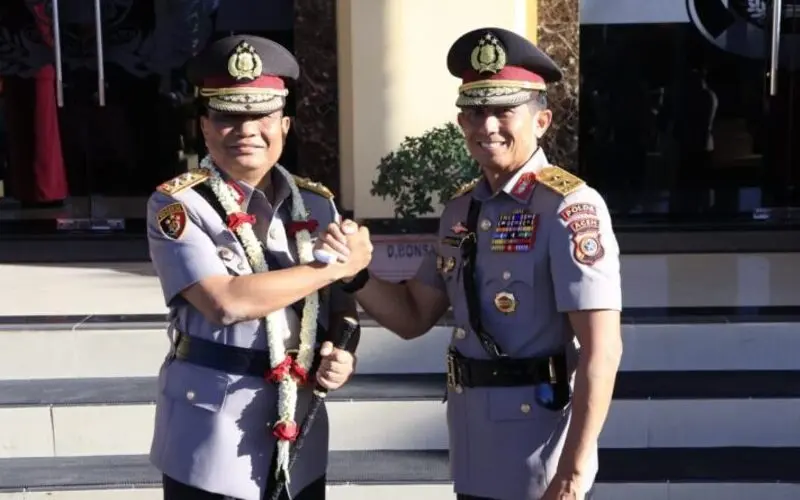 Upacara serah terima jabatan Kapolda Aceh di Banda Aceh. (Foto:Dok/Polda Aceh)