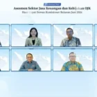 Rapat Dewan Komisioner OJK membahas kondisi ekonomi Indonesia 2026. (Foto:Dok/OJK)