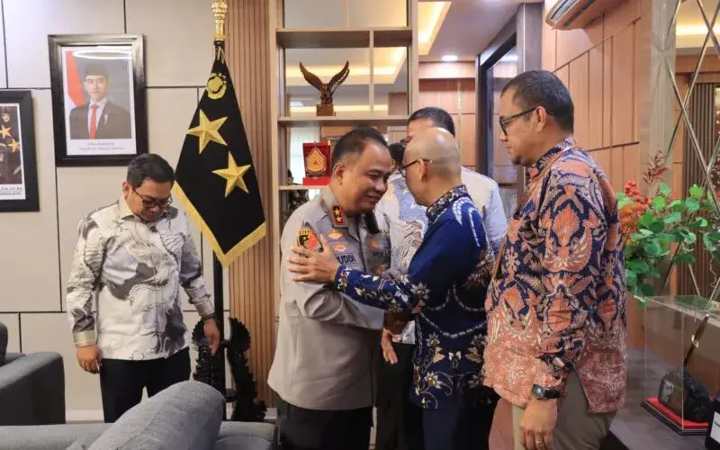 General Manager PLN UIP Sumatera Bagian Utara bertemu Kapolda Aceh. (Foto:Dok/Polda Aceh)