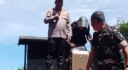 Aksi massa hari Damai Aceh.