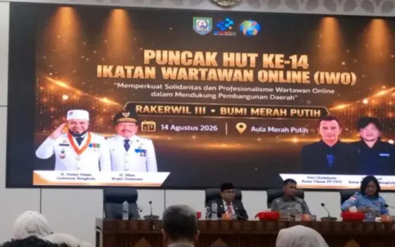 Pembukaan kegiatan HUT IWO ke-14 di Provinsi Bengkulu. (Foto:Dok)