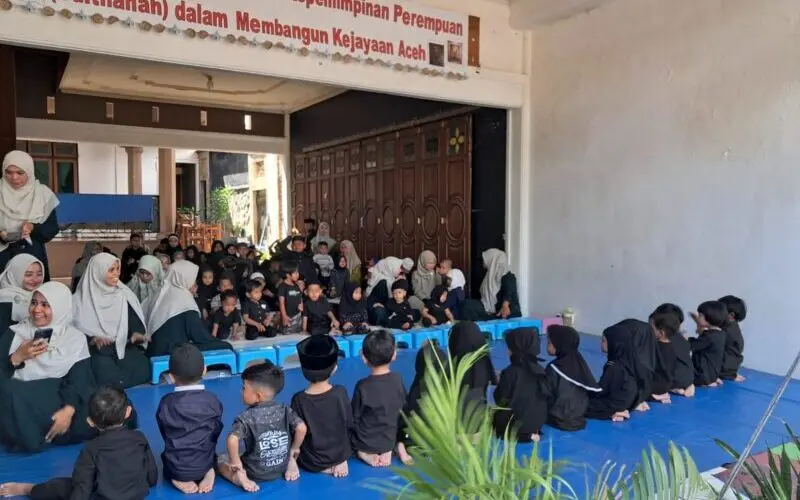 Peringatan Maulid Nabi Muhammad SAW di PAUD Intan Payong Banda Aceh. (Foto:Dok/PAUD Intan Payung)