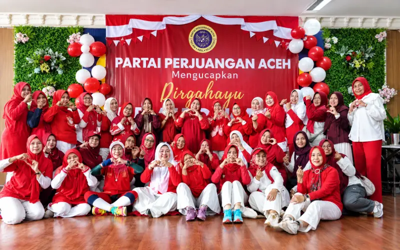 Peringatan HUT RI PPA menjadi momentum memperkuat soliditas dan kebersamaan kader Partai Perjuangan Aceh. (Foto:Dok/LamanNews)