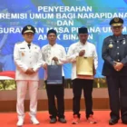 Malam penghargaan remisi warga binaan dalam peringatan HUT ke-81 Kemerdekaan RI. (Foto:Dok/Adpim)
