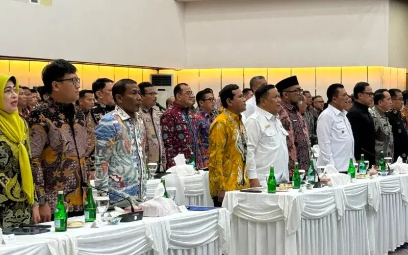 Wagub Aceh Fadhlullah menghadiri Rakor Forkopimda Regional Sumatera. (Foto:Dok/Adpim)