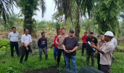 Penyelidikan karhutla oleh Ditreskrimsus
