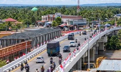 Jembatan Kutablang resmi di buka