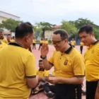 Kapolda Aceh menggagas lomba lari untuk memperkuat kekompakan personel. (Foto:Dok/Polda Aceh)