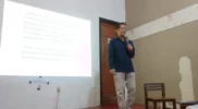 Dhulhadi memberikan materi BCCT kepada guru PAUD