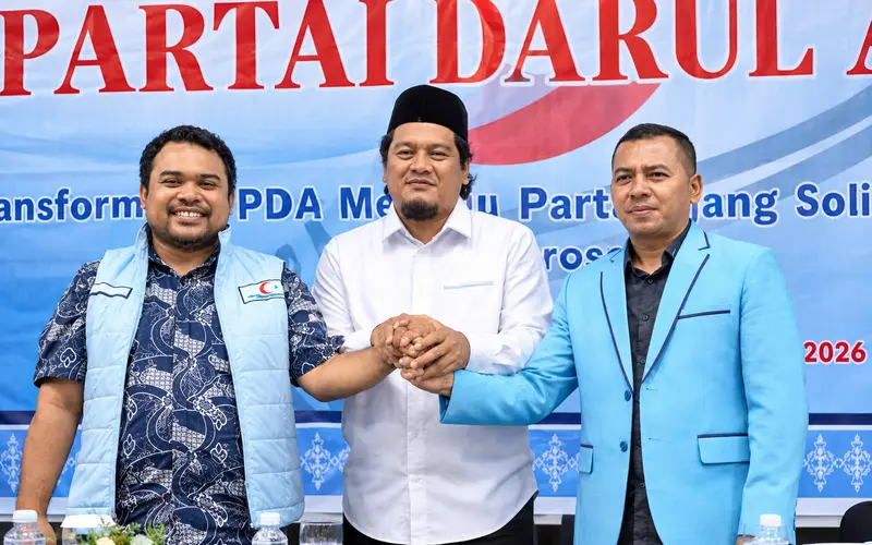 Musyawarah Raya III PDA menetapkan Habibie Waly sebagai ketua umum, Eddi Shadiqin Sekretaris Jenderal dan Muhammad Saddam sebagai Bendahara Umum PDA periode 2026 hingga 2032 mendatang. (Foto:Dok/Ist)