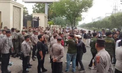 Demontrasi Aliansi Mahasiswa Peduli Agraria Aceh