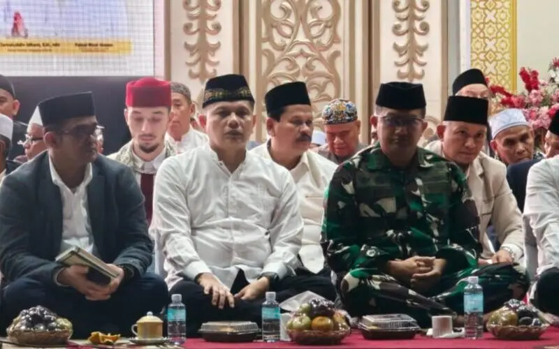 Dirintelkam Polda Aceh Said Anna Fauza menghadiri Muzakarah Internasional Ulama Tauhid Sufi 2026. (Foto:Dok/Polda Aceh)