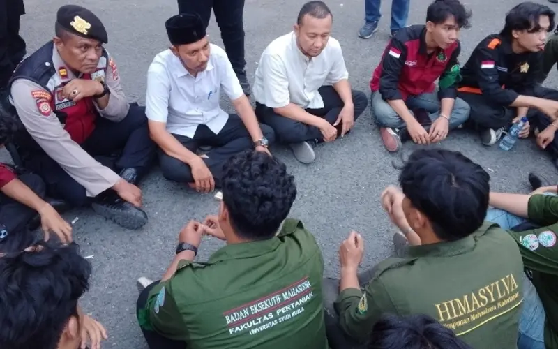 Aksi Aliansi Mahasiswa Peduli Agraria