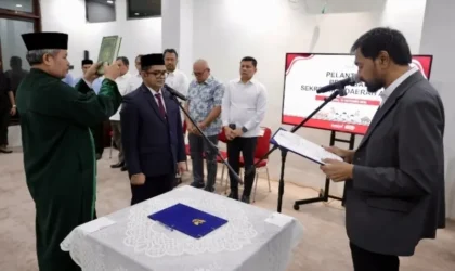 Pelantikan Pj Sekda Aceh