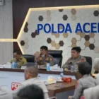 Kombes Pol Guno Pitoyo memimpin penelitian Puslitbang Polri di Aceh. (Foto:Dok/Polda Aceh)