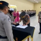 Kapolresta Banda Aceh memimpin sertijab sejumlah pejabat strategis Polresta Banda Aceh. (Foto:Dok/Polresta Banda Aceh)