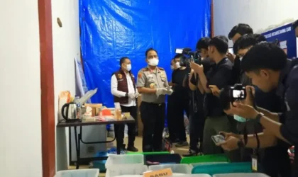 Pengungkapan kronologi pabrik sabu di Pidie