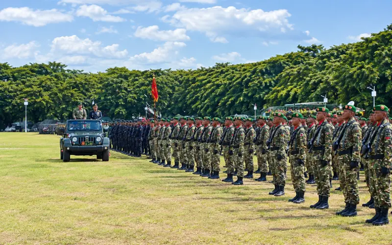 HUT ke-81 TNI di Lapangan Blang Padang Banda Aceh. (Foto:Dok/Kodam IM)