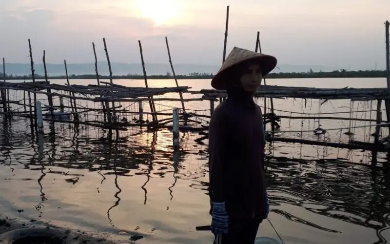 Perempuan pesisir pencari tiram di Alue Naga. (Foto:Dok/Natural Aceh)